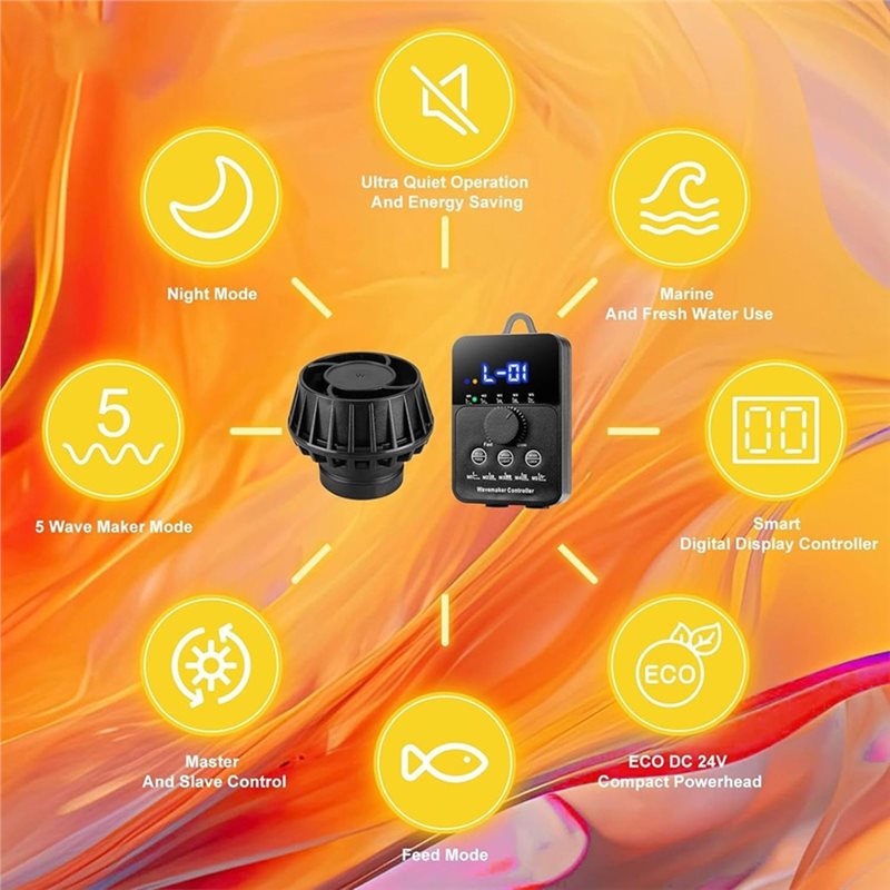 ABGH-Mini DC 24V 10W Powerhead - Powerhead Wave Maker recension och pris