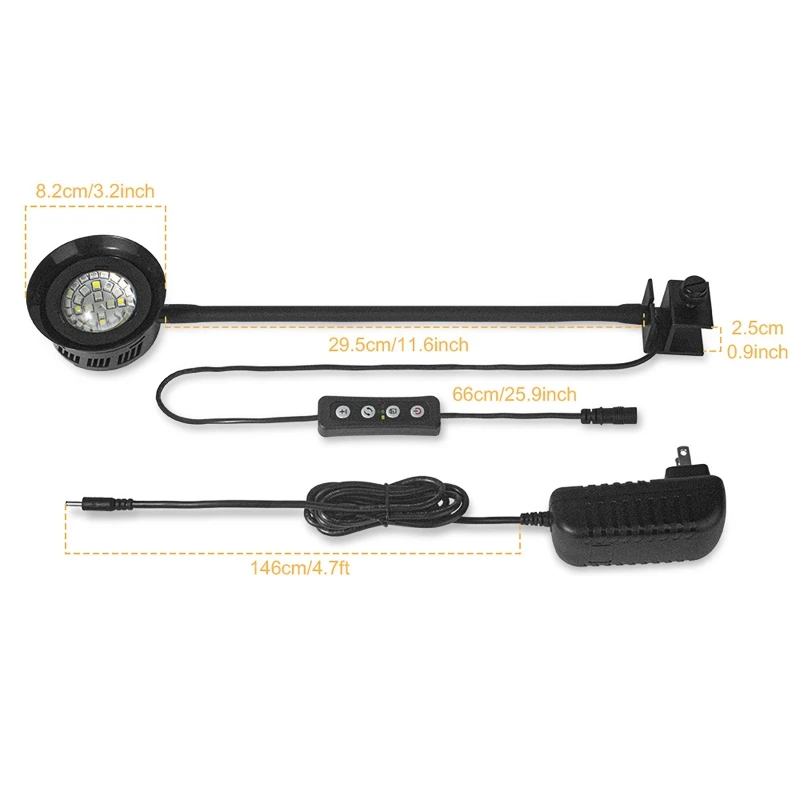30W Dimmable Lighting Marine L - Marine Aquarium Timing recension och pris