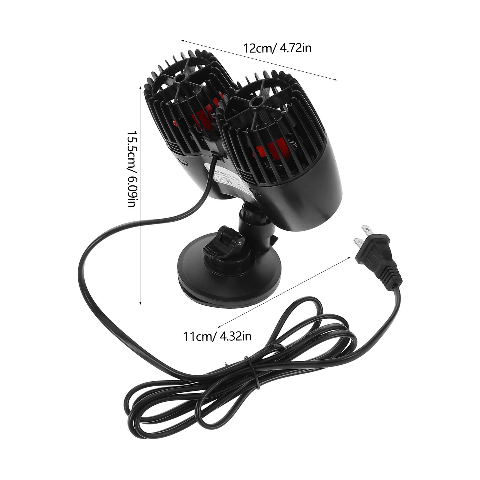 Double Head Aquarium Water Pum - Powerhead Wave Maker recension och pris