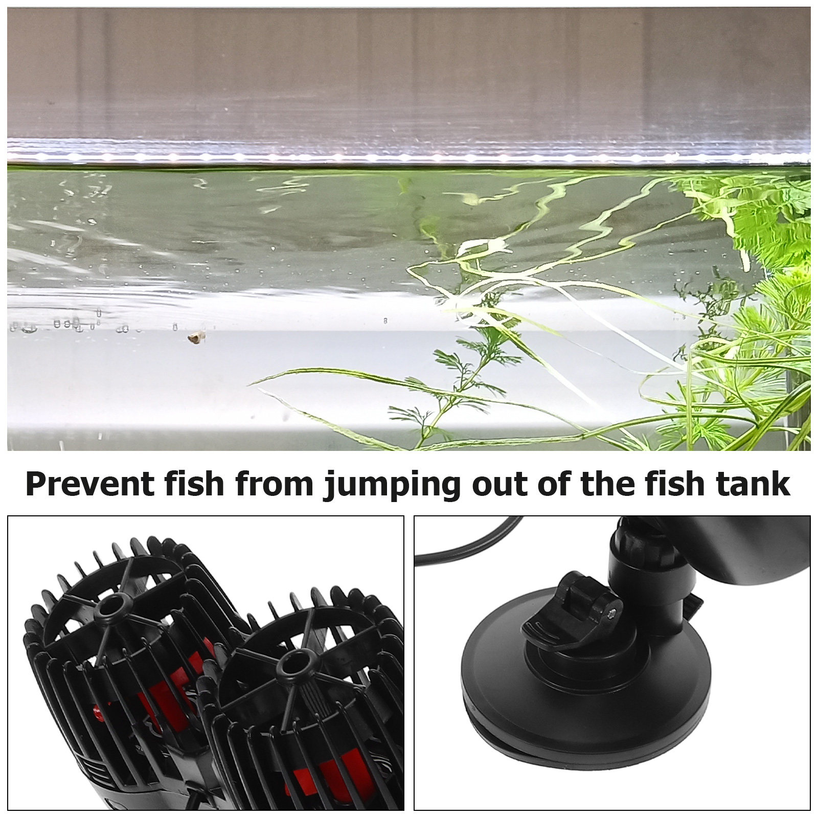 Double Head Aquarium Water Pum - Powerhead Wave Maker recension och pris