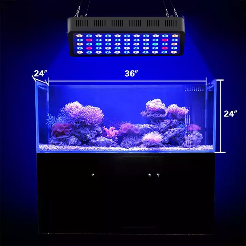 165W Aquarium Light Smart WIFI - Marine Aquarium Timing recension och pris