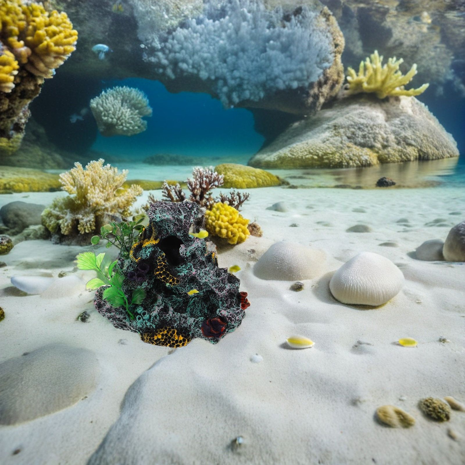 2pcs Aquarium Coral Reef Decor - Marine Life Aquariums recension och pris