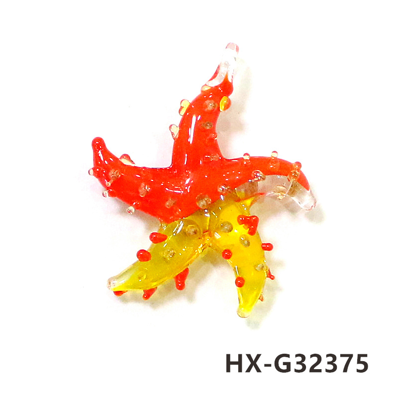 Mini Glass Starfish Pendant Co - Marine Life Aquariums recension och pris