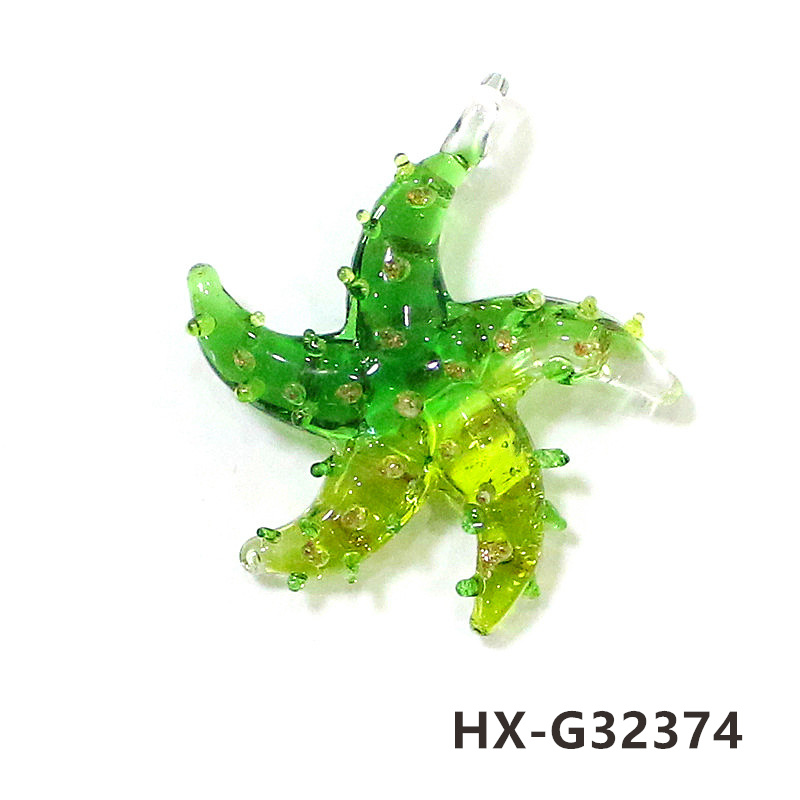 Mini Glass Starfish Pendant Co - Marine Life Aquariums recension och pris