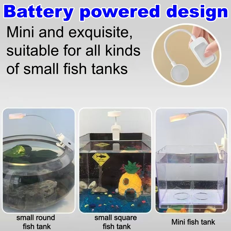 LED Aquarium Light Clip On Fis - Aquarium Marine Lights recension och pris