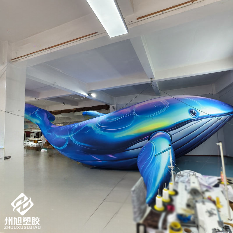 Inflatable blue whale, used as - Marine Life Aquariums recension och pris