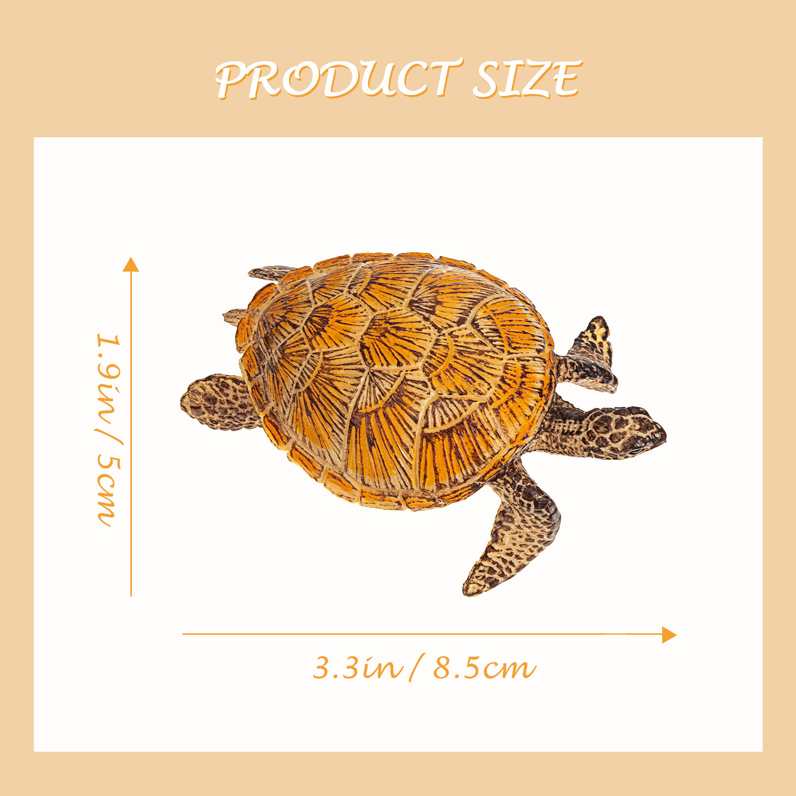 2Pcs Simulation Tortoise Plast - Marine Life Aquariums recension och pris