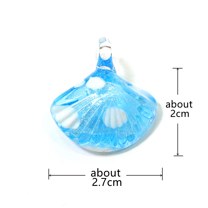 Colorful Mini Sea Shell Charm  - Marine Life Aquariums recension och pris