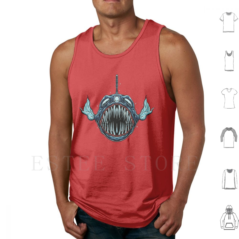 Angler Tank Tops Vest Sleevele - Aqua Marine Tank recension och pris