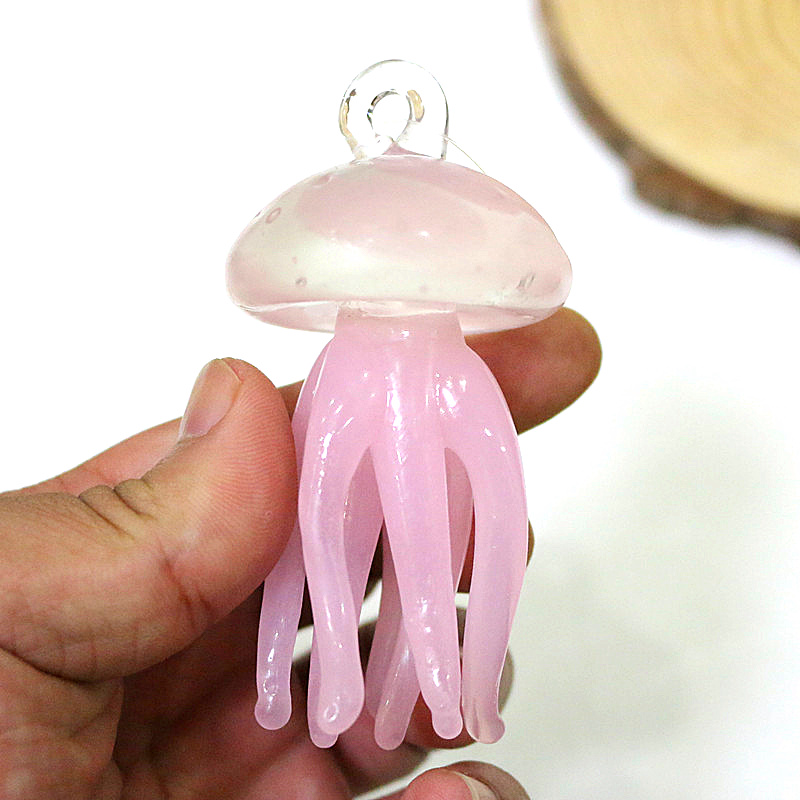 Pink Jellyfish Glass Pendant C - Marine Life Aquariums recension och pris